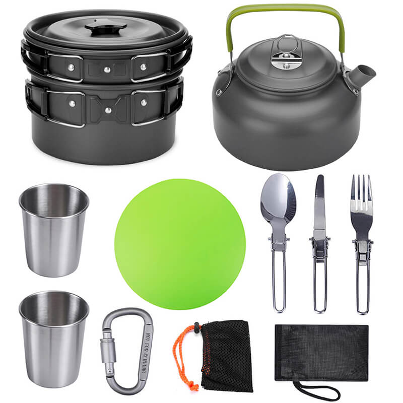 Portable outdoor picnic cookware set GL-308-5