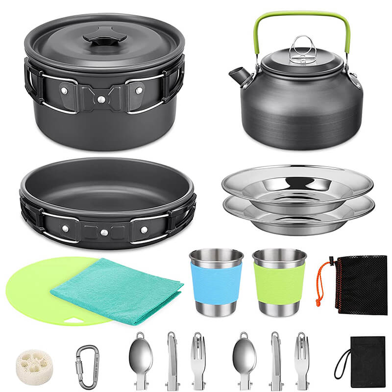 Hard anodized aluminum outdoor tableware set 30823211