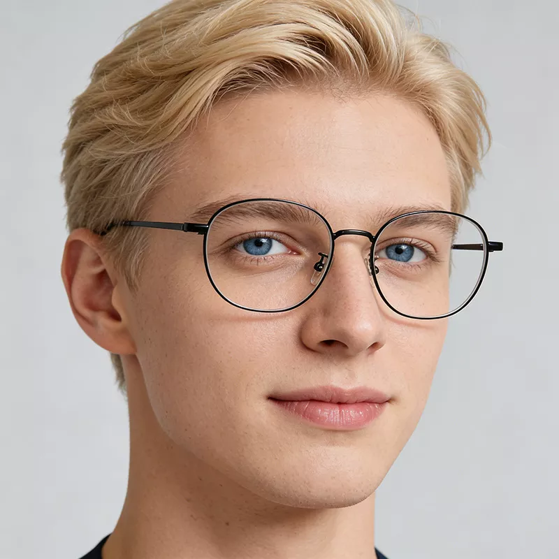blonde-man-wearing-black-frame-glasses