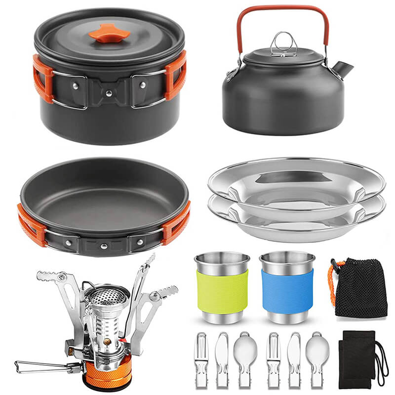 Outdoor picnic pot set GL-2135 - orange