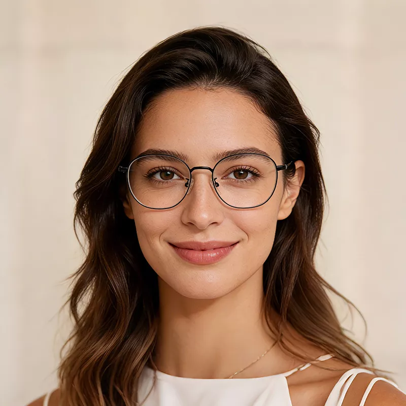 woman-wearing-black-frame-glasses-casual