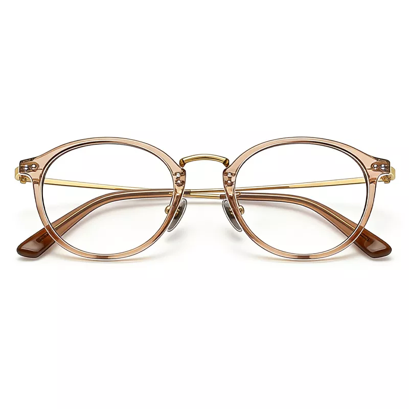 Pure titanium frame Crystal Brown T18276Z-1