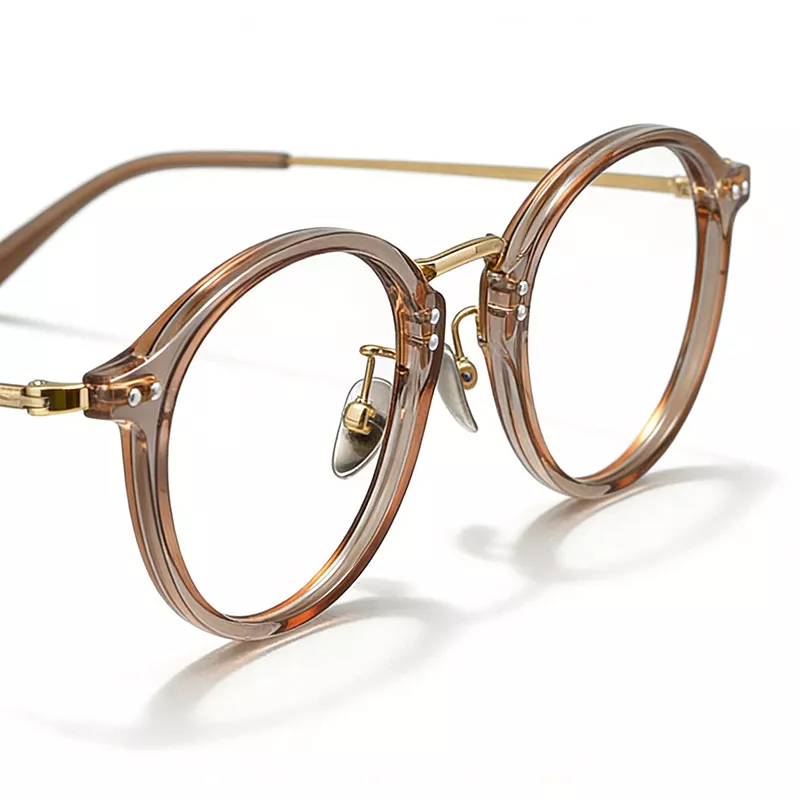 Pure titanium frame Crystal Brown T18276Z-3