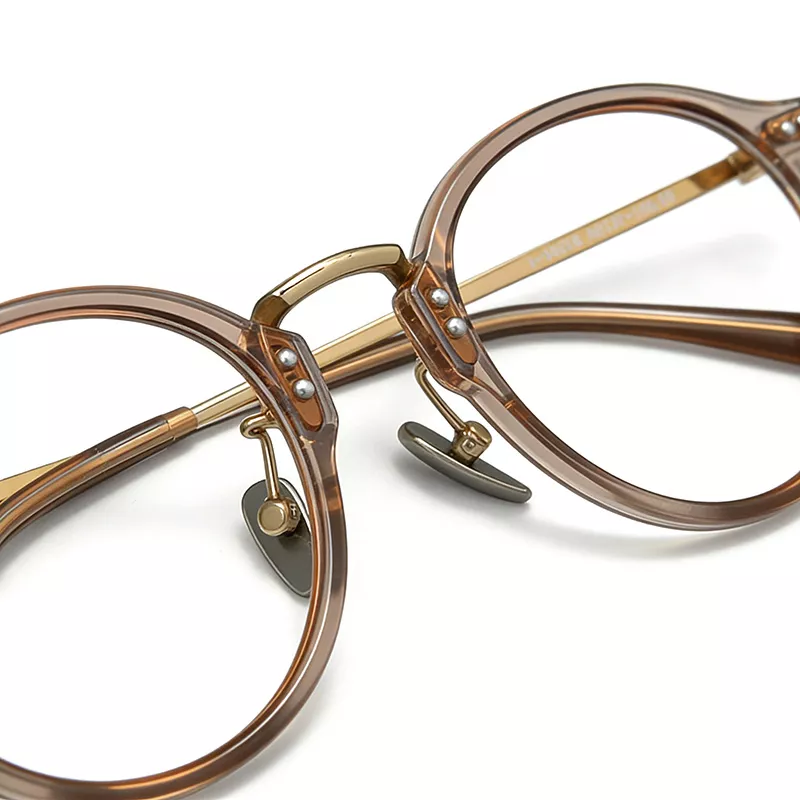 Pure titanium frame Crystal Brown T18276Z-4