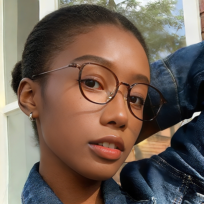 Pure titanium frame brown L9113Y-5