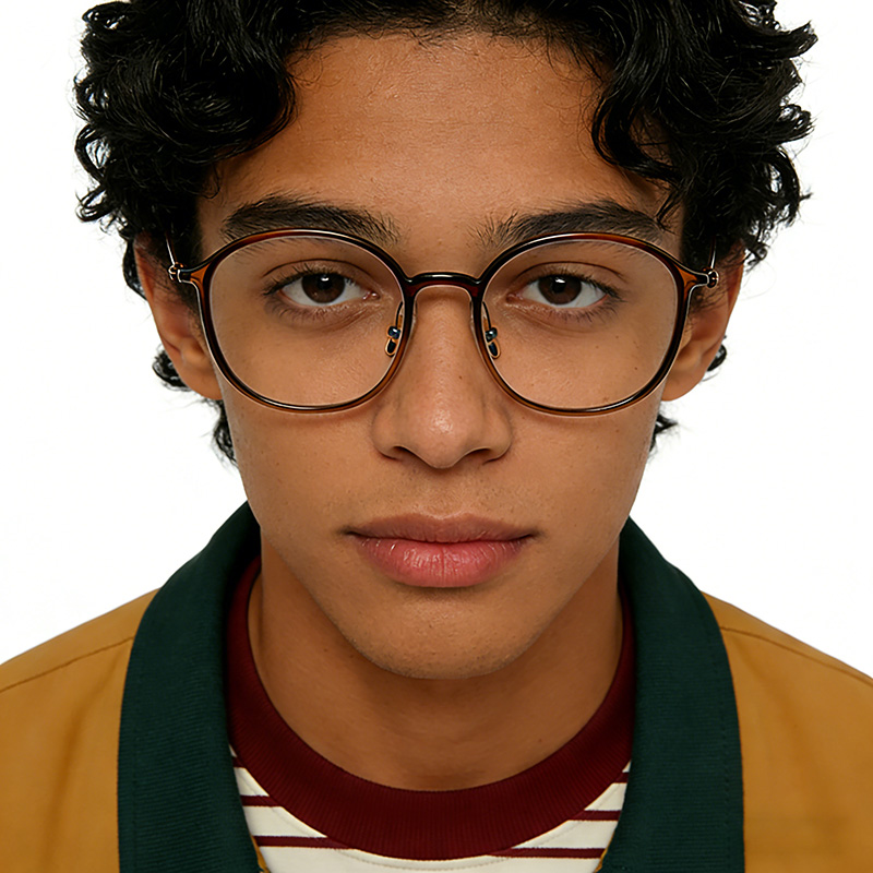 Pure titanium frame brown L9113Y-9