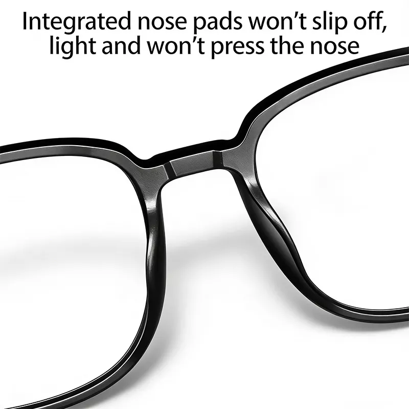 Matte Black TR90 Lightweight Prescription Glasses TR2101-05