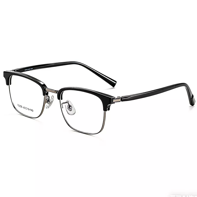 Ultra-Light Retro TR Eyeglass Frames Y70038C-golden-02