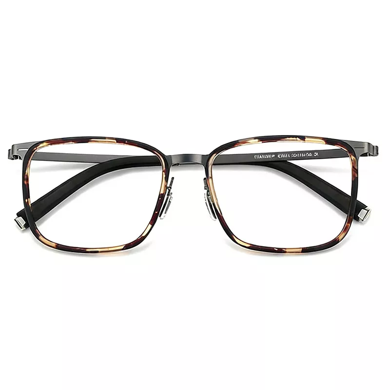 Vintage Screwless Full-Rim Glasses Frame 26015-Tortoiseshell-01