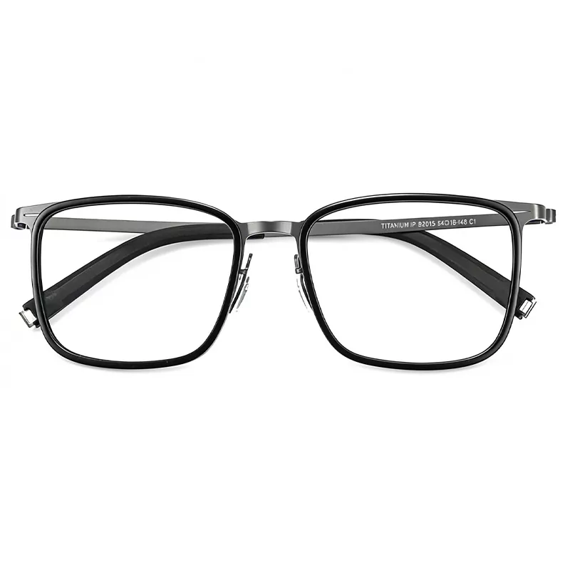 Vintage Screwless Full-Rim Glasses Frame 26015-black-01