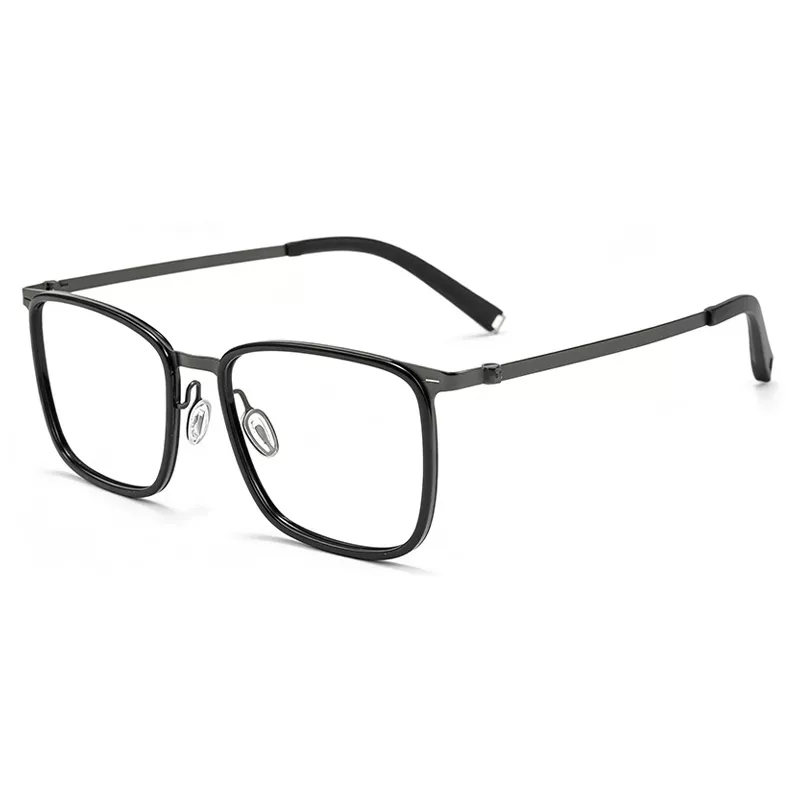 Vintage Screwless Full-Rim Glasses Frame 26015-black-02