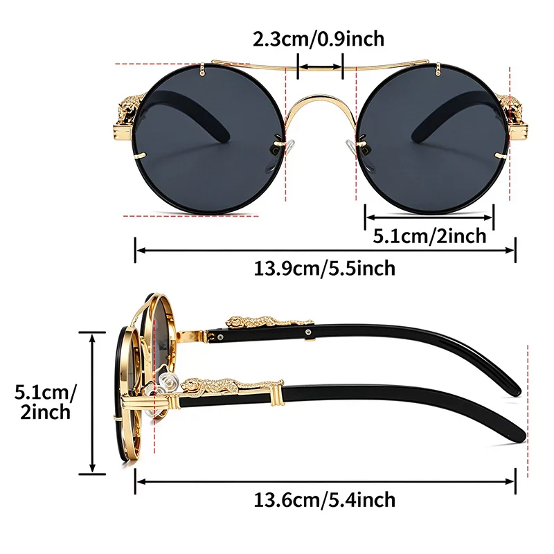 Retro Round Sunglasses ZN4004