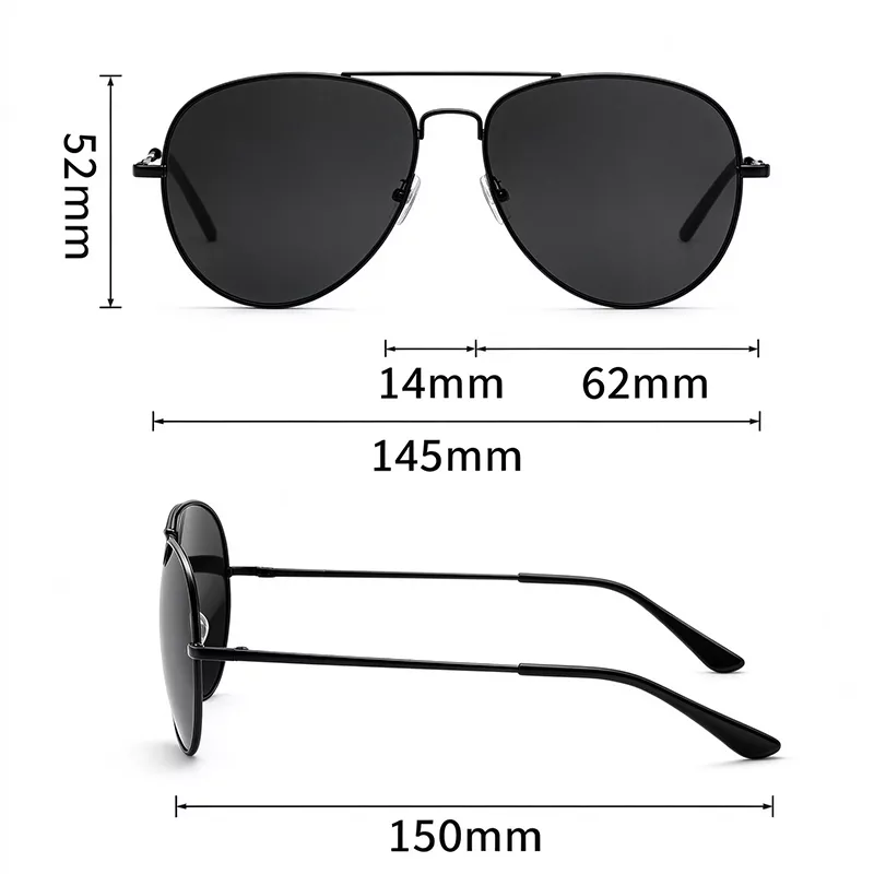 Classic Aviator Sunglasses ZN4005