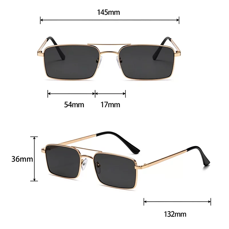 Retro Square Sunglasses ZN4006