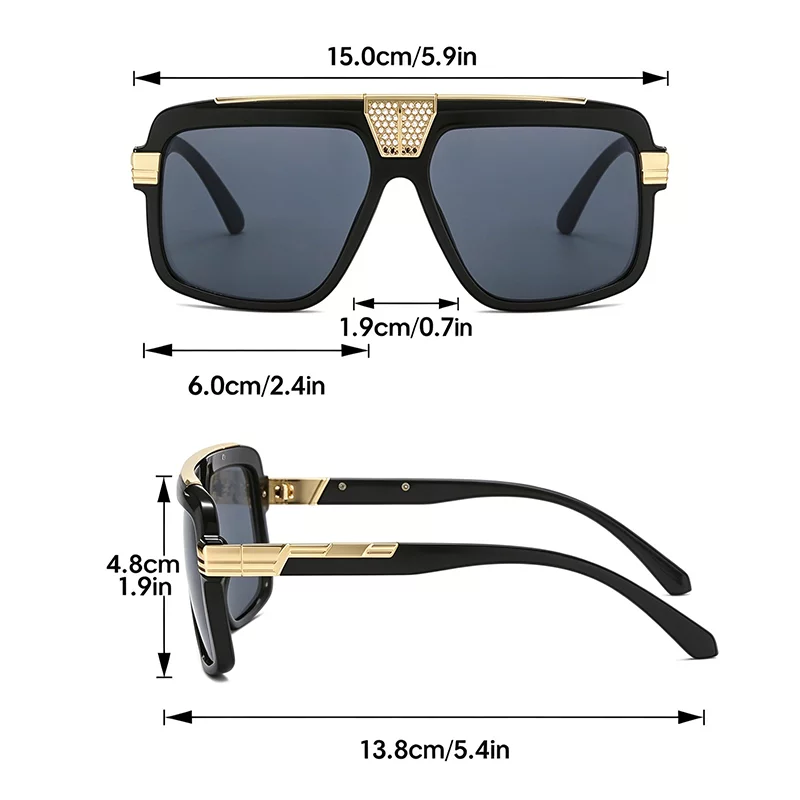 Retro Square Sunglasses ZN4140
