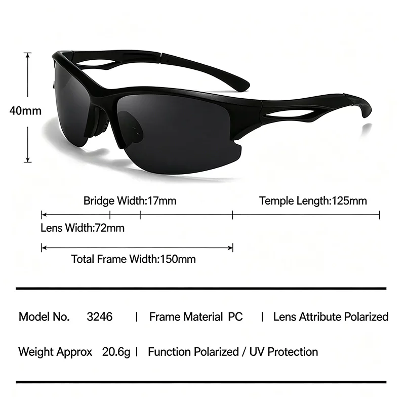 Polarized Sport Sunglasses ZN4153