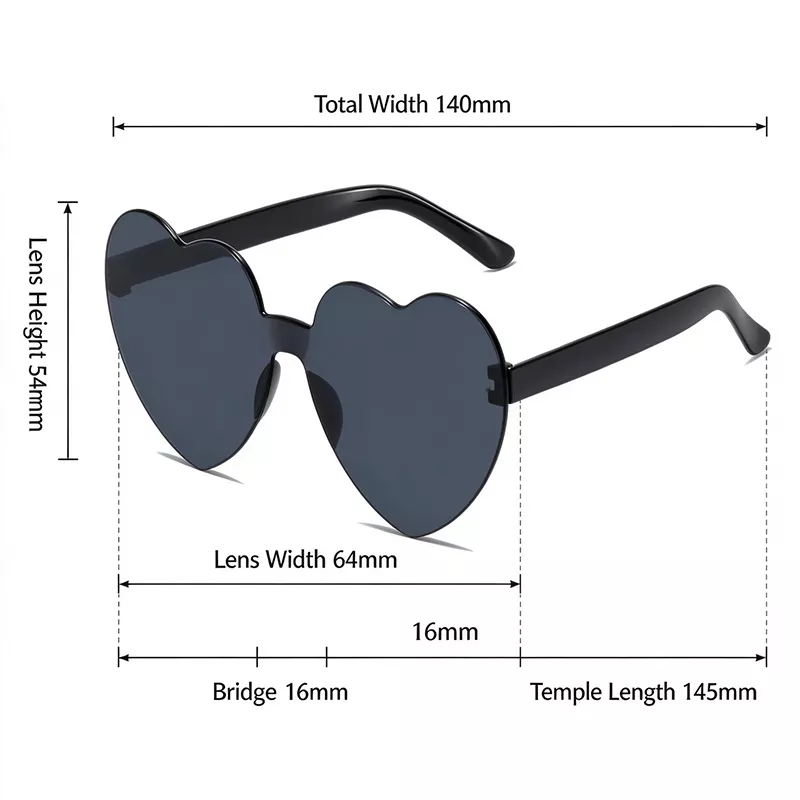 Heart Tint Sunglasses ZN4157